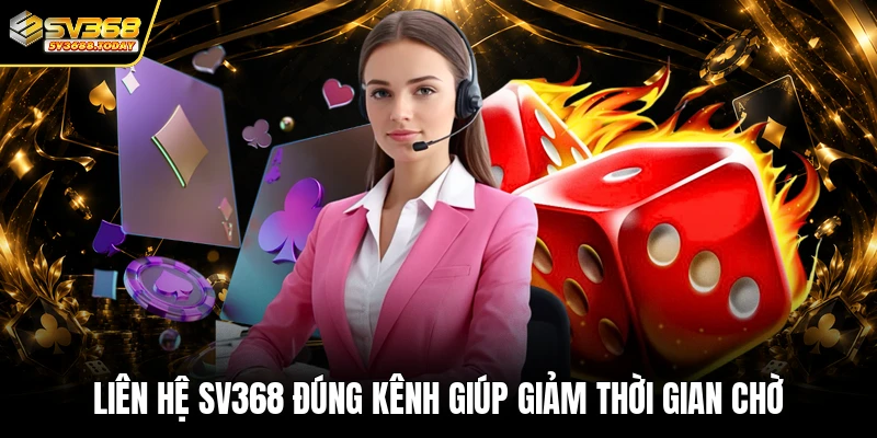 Liên hệ SV368 đúng kênh giúp giảm thời gian chờ